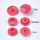 Resin Snap Fasteners X-SNAP-A057-B33-4