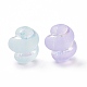 Transparent Frosted Acrylic Beads OACR-P013-33M-2