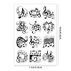 GLOBLELAND Music Note Clear Stamps Melody Sheet Music Staff Silicone Clear Stamp Seals for Cards Making DIY Scrapbooking Photo Journal Album Decoration DIY-WH0167-56-982-6