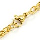 304 Stainless Steel Wheat Chain Bracelet Making STAS-A028-B006G-2