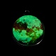 Pendentifs boule de verre lumineuse thème galaxie GLAA-D021-01P-02-4