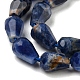 Natural Sodalite Beads Strands G-C080-B05-01-3