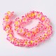 Handmade Polymer Clay Beads Strands FM002-10-2