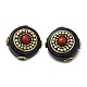 Perles de résine de style tibétain faites à la main TIBEB-G014-02-1
