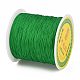 編み込みナイロン糸  ビーズジュエリー作りのための中国結びコードビーズコード  グリーン  0.5mm  約150ヤード/ロール NWIR-R006-0.5mm-233-2