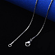 304 collar de cadena coreana de acero inoxidable NJEW-S420-005B-P-4