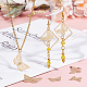 Beebeecraft 40Pcs 4 Styles 18K Gold Plated Butterfly Charms Butterfly Filigree Connectors Pendants for DIY Jewelry Making Necklace Bracelet Earrings FIND-BBC0001-15-5