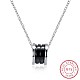 Trendy 925 Sterling Silver Pendant Necklaces NJEW-BB22356-1