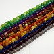 Natural Agate Beads Strands G-H1593-10mm-M-1