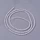 Cubic Zirconia Beads Strands X-G-F596-48I-3mm-2