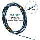 BENECREAT 2 Rolls Gradient Light Sky Blue Jewelry Craft Aluminum Wire(12 Gauge AW-BC0003-21B-2