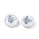 Perles de coquillages naturels d'eau douce SHEL-N003-22-13P-4