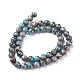 Synthetic Silver Line Imperial Jasper Beads Strands G-D0006-C09-8mm-03-2