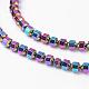 Non-Magnetic Synthetic Hematite Beads Strands G-D800-12F-1