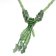 Зеленый авантюрин Lariat ожерелья NJEW-O086-07F-2
