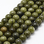 Naturali cinesi perle di giada fili, taiwan giada, tondo, 10mm, Foro: 1.3 mm, circa 39pcs/filo, 15.2 pollice