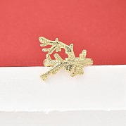 Латунные манжеты для женщин RJEW-F184-08H-G