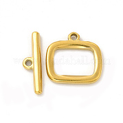 Ion Plating(IP) 304 Stainless Steel Toggle Clasps STAS-F290-02G