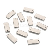 304 Stainless Steel Stamping Blank Tag Pendants STAS-S028-05