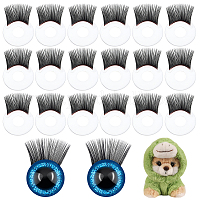 Wholesale AHADERMAKER 36Pcs 6 Style Plush Craft Doll Eyelashes