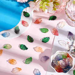 70 Stück 7 Farben Backfarbe Glasperlen&nbsp;GLAA-PA0001-10