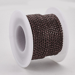 Électrophorèse fer strass strass chaînes&nbsp;CHC-Q009-SS12-B08