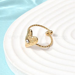 Bagues manchettes ouvertes pour femmes&nbsp;RJEW-A091-10G