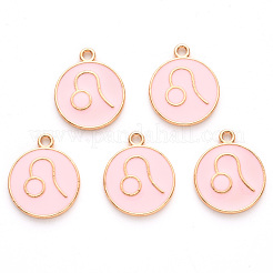 Pendentifs d'émail en alliage&nbsp;ENAM-S124-01A-09G