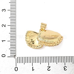 Pendentifs avec zircon cubiques à micro-pavés en laiton&nbsp;KK-D426-20E-G