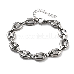 304 Edelstahl-Armbänder mit ovalen Gliederketten für Männer und Frauen&nbsp;BJEW-D042-52P