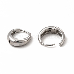 Boucles d'oreilles créoles en acier inoxydable 316 anti-ternissement pour femmes&nbsp;EJEW-C004-15P