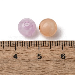 Leuchtende transparente Acrylperlen LACR-S001-12-8mm