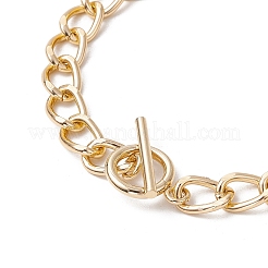 Bracelets à chaîne torsadée en aluminium avec nœud papillon pour femmes&nbsp;BJEW-JB11601-01