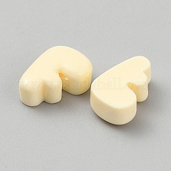 Perles de résine opaques&nbsp;RESI-WH20005-13F