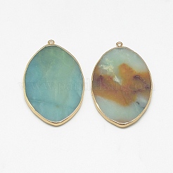 Natürliche amazonite große Anhänger&nbsp;G-Q494-69F