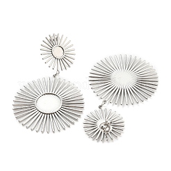 Boucles d'oreilles pendantes en acier inoxydable 304 anti-ternissement&nbsp;EJEW-C067-20P