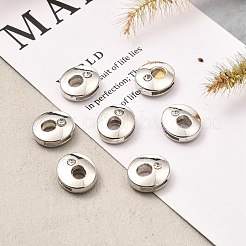 Perles coulissantes de lettre pour la fabrication de bracelet de montre&nbsp;X-ALRI-O012-O-NR