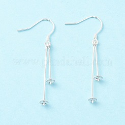 Crochets d'oreilles en 925 argent sterling&nbsp;STER-P047-05S