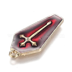 Pendentifs en émail en alliage thème halloween&nbsp;ENAM-J649-14LG-02