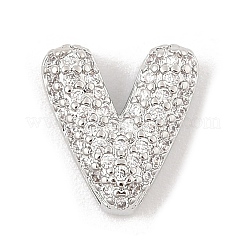 Ottone micro spianare fascini dello scorrevole zirconi&nbsp;ZIRC-I068-08P