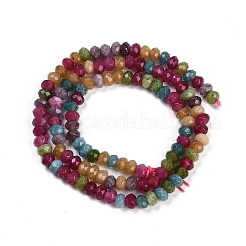 Chapelets de perles de jade blanche naturelle&nbsp;X-G-Z069-01D
