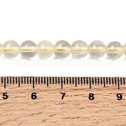 Stränge aus natürlichen Zitronenquarzperlen (erhitzt)&nbsp;G-B167-A11-6mm