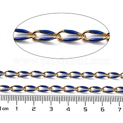 Ionenplattierung (IP) 304 Edelstahl Emaille gedrehte ovale Gliederketten&nbsp;CHS-K019-02G-01