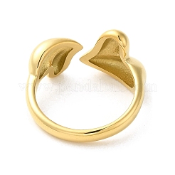 Anillos de puño de acero inoxidable 304&nbsp;RJEW-Q807-01G
