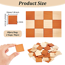 48 Stück Mini-Holzboden&nbsp;FIND-WH0420-154