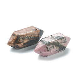 Facettierte natürliche Rhodonit-Heilsteine ohne Loch&nbsp;G-K034-20mm-14