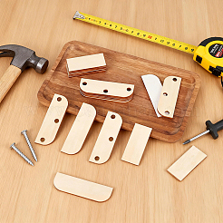 1 Beutel selbstklebende Holztürkanten-Lochfüllplatte&nbsp;WOOD-BC0001-52