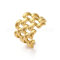 Anelli polsini aperti in acciaio inossidabile 304&nbsp;RJEW-K258-06G