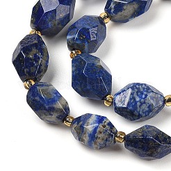 Natürlicher Lapislazuli Perlenstränge&nbsp;G-P541-A01-05