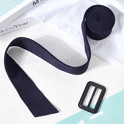 Nouer une ceinture en polyester avec boucle en plastique&nbsp;AJEW-WH20002-10E